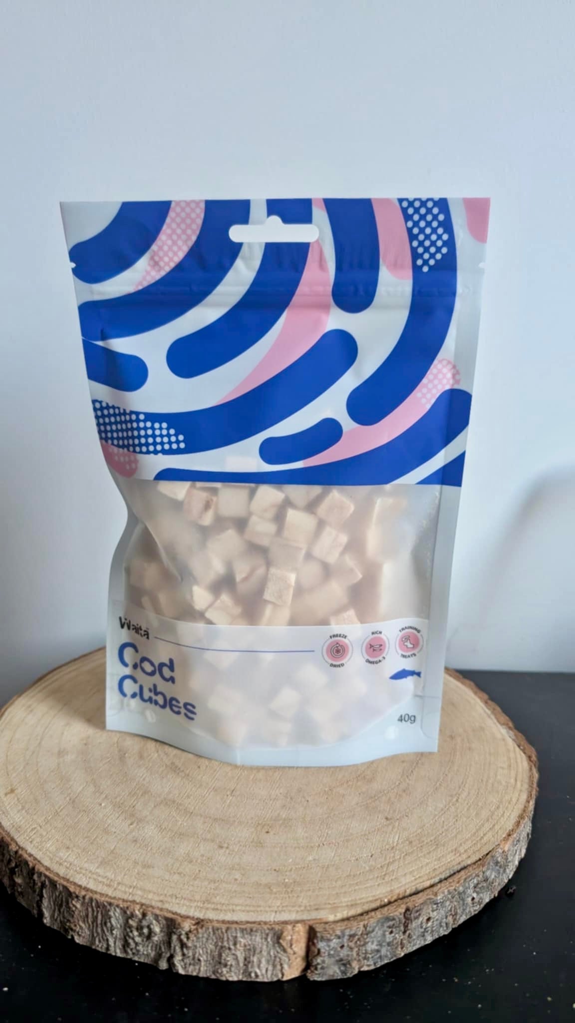 Waita Pets - Freeze dried cod cubes