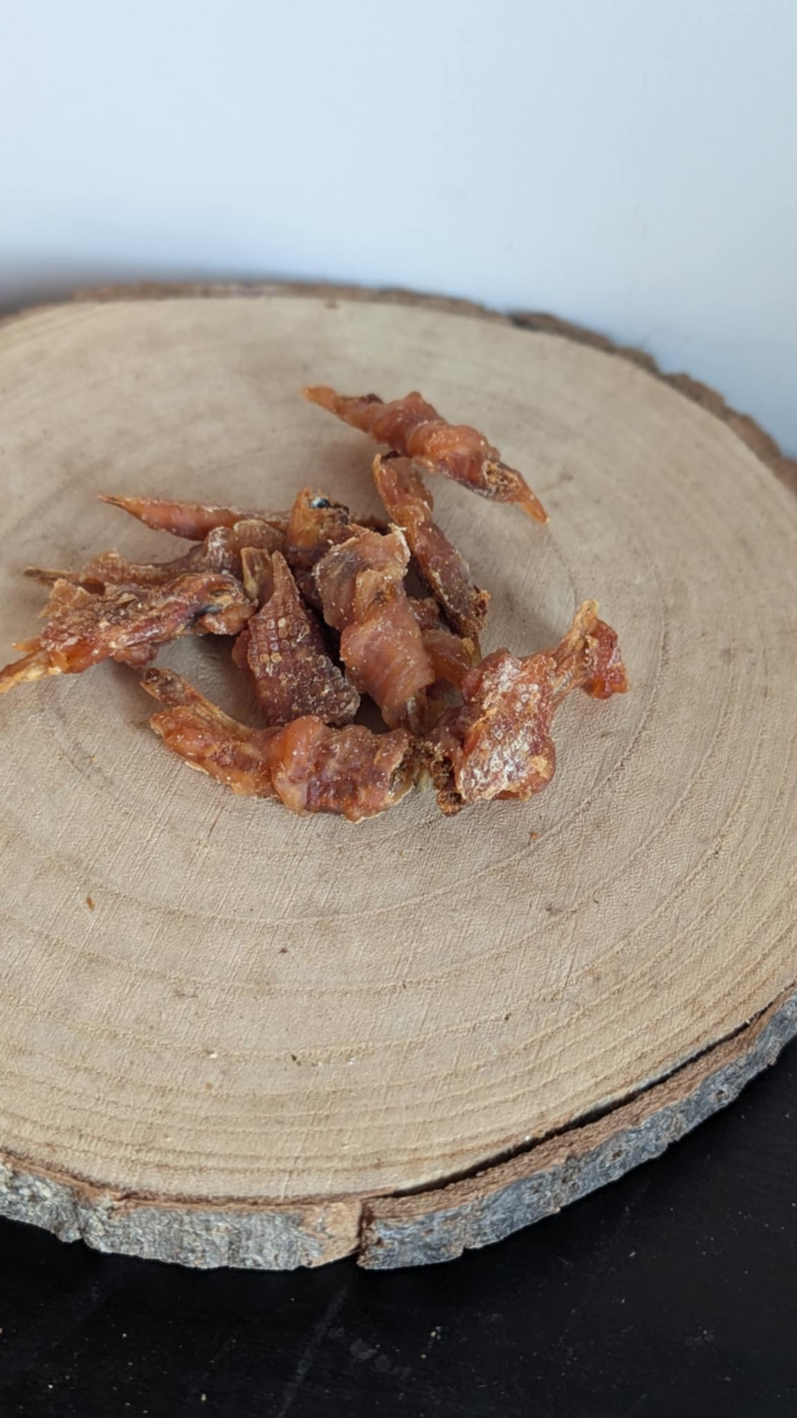 Sprats wrapped in chicken