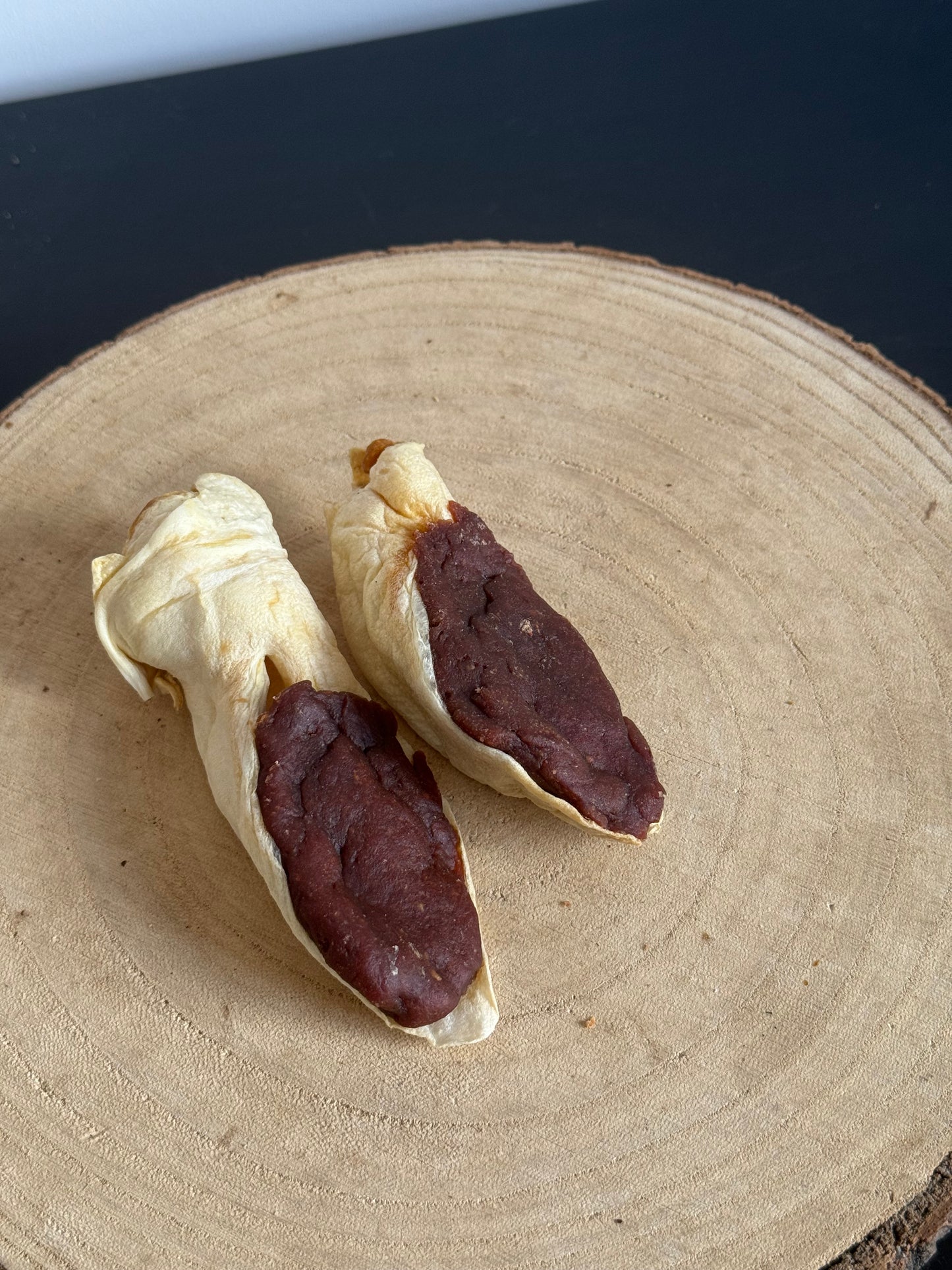 Beef filled rabbit ears