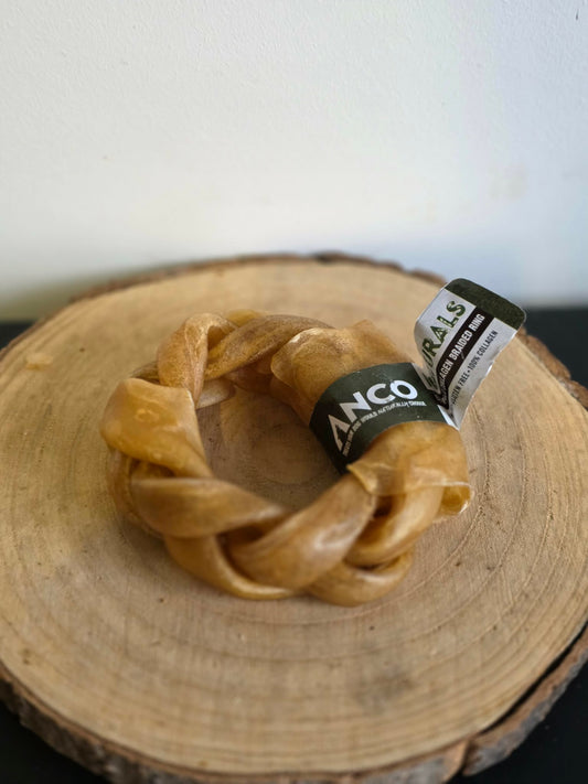Buffalo collagen braided ring