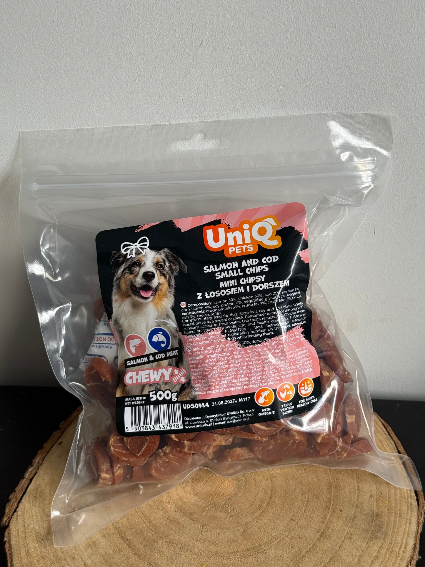 Salmon, Cod & Chicken chips | 500g