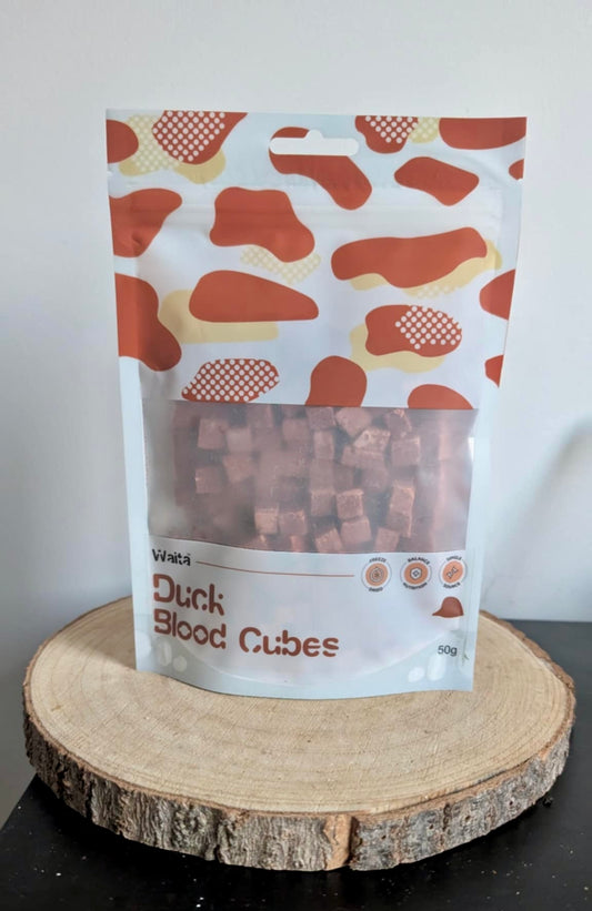 Waita Pets - Freeze dried duck blood cubes