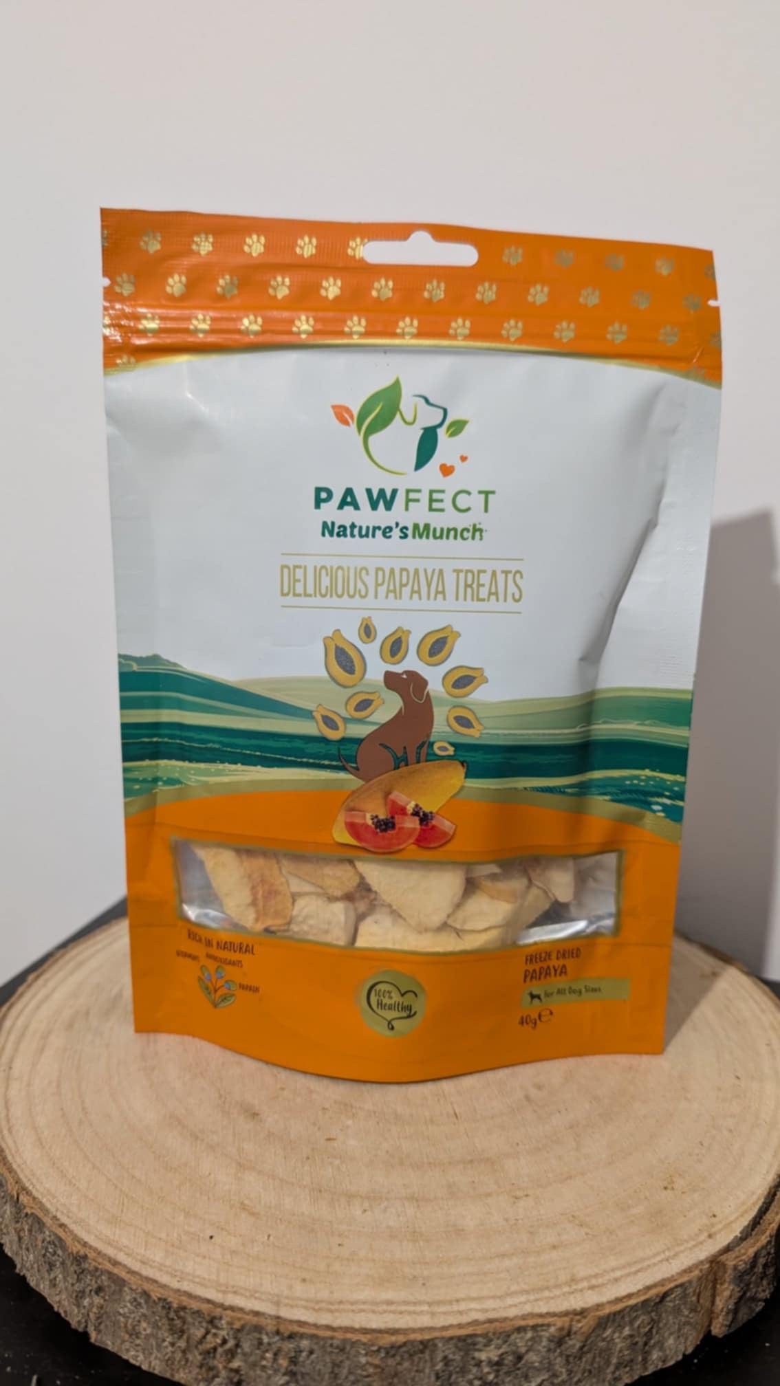 Pawfect freeze dried treats - Papaya