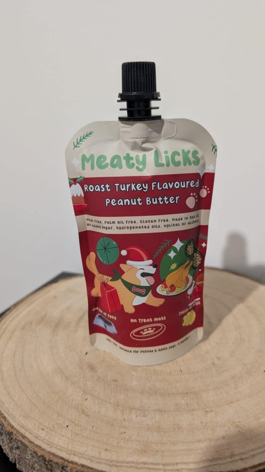 Meaty Licks peanut butter - Turkey