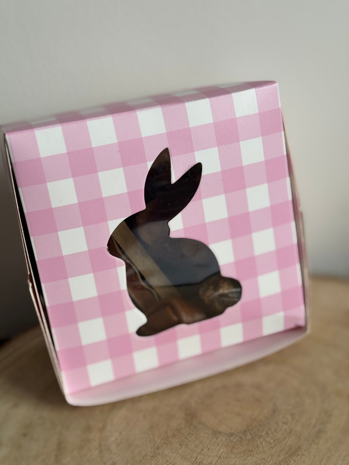 Gingham Easter gift box