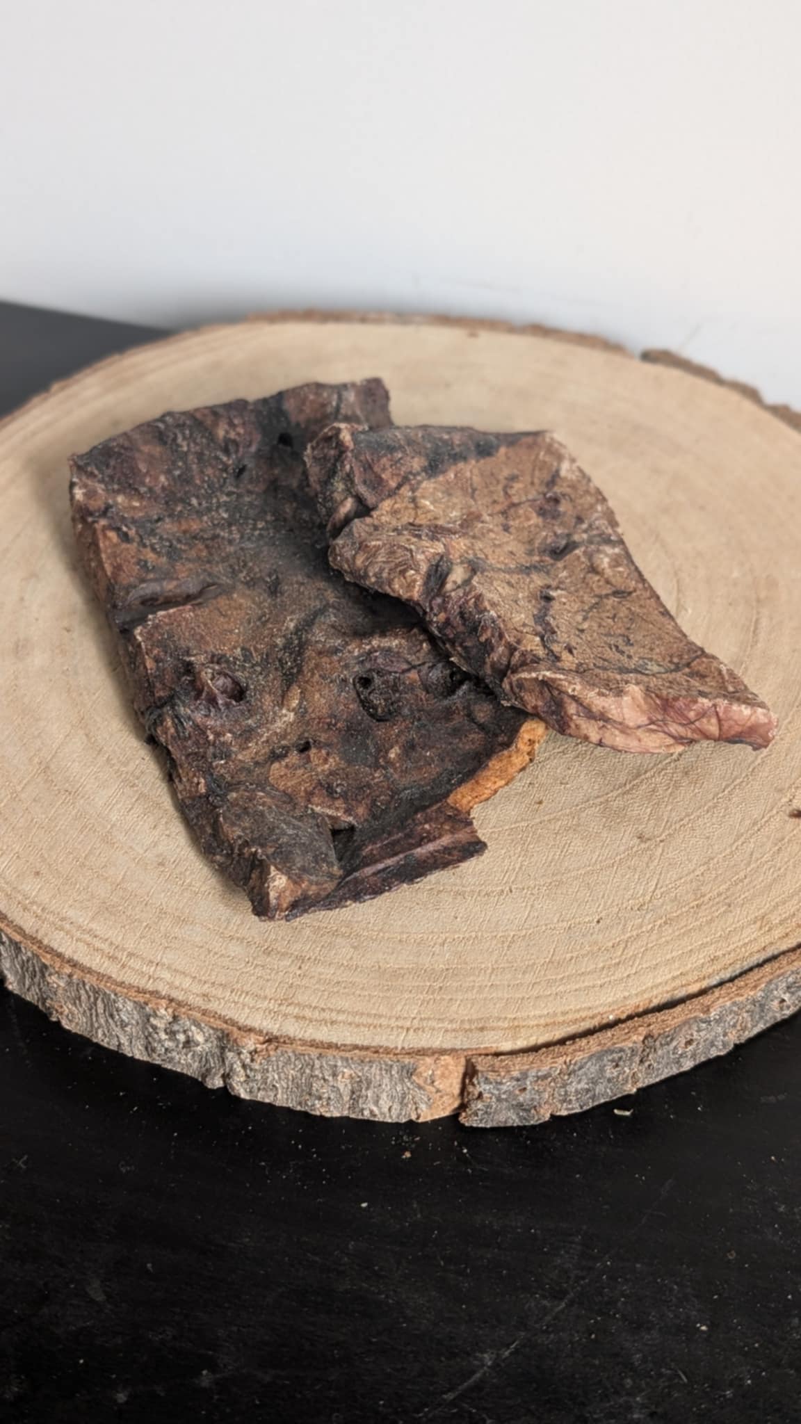 Puffed lamb jerky