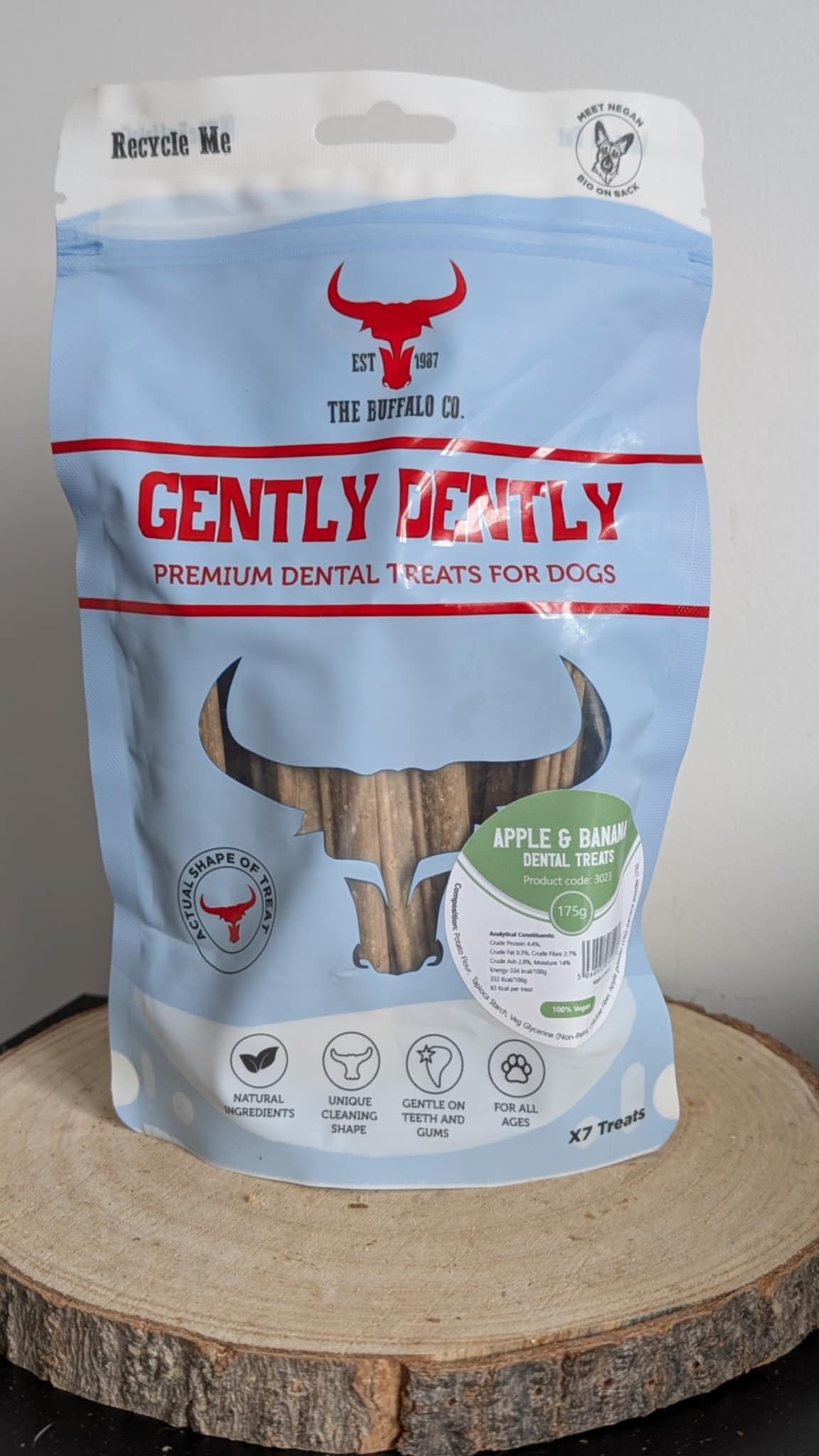 The Buffalo Co - Apple & Banana dental treats