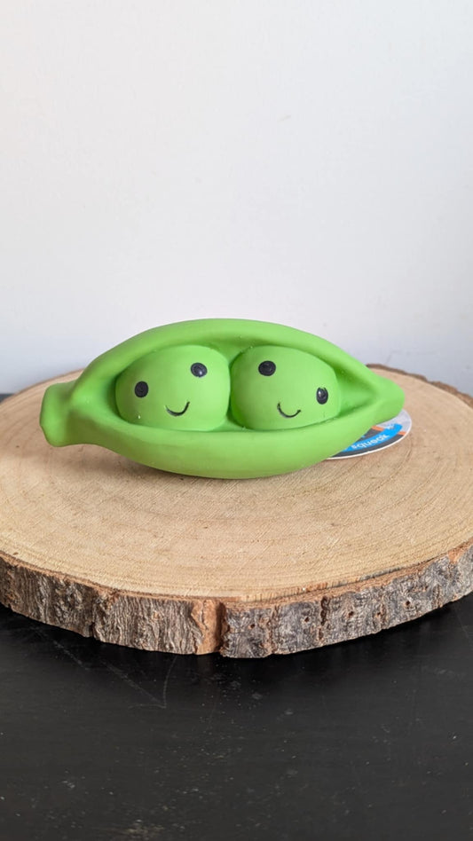 Petface foodie faces latex toy - Peas in a pod