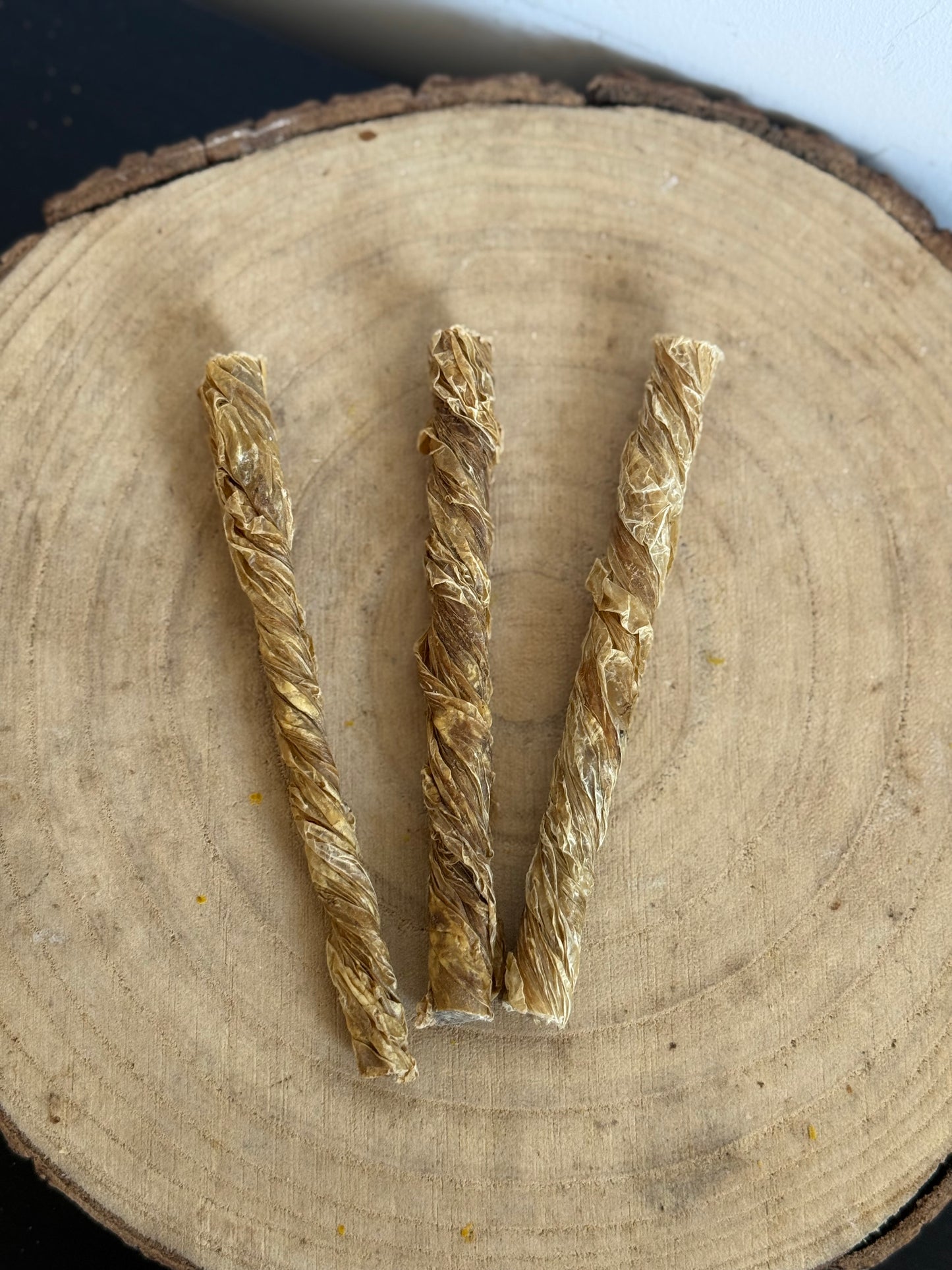 Veal bladder twists