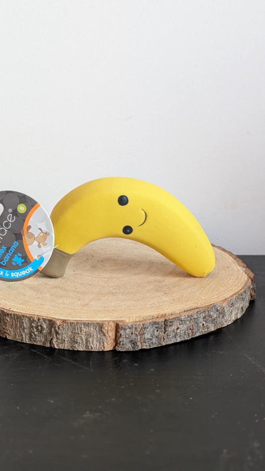 Petface foodie faces latex toy - Banana