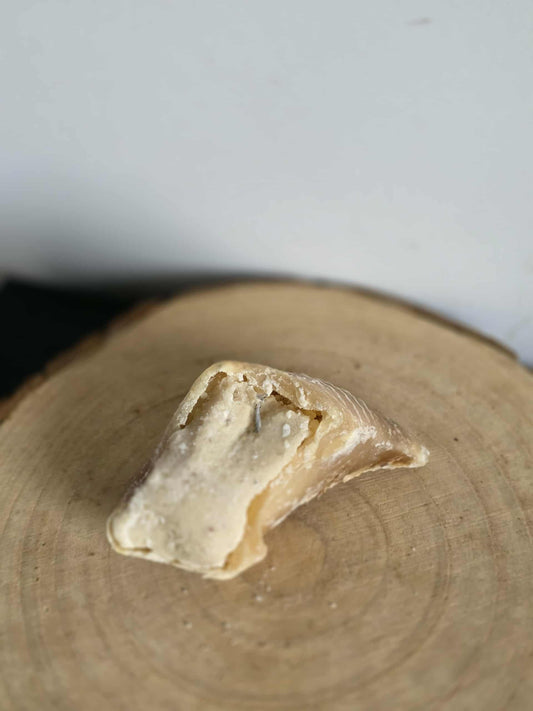 Sheep fat filled cow hoof